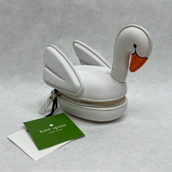 KATE SPADE Checking In 3d Swan Coin Purse - PWRU6039 - Picture 2 of 10